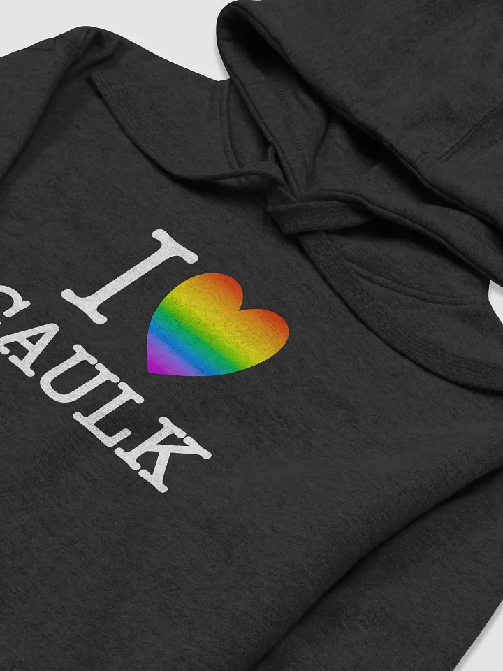 I LOVE CAULK Rainbow / Dark Premium Hoodie product image (2)
