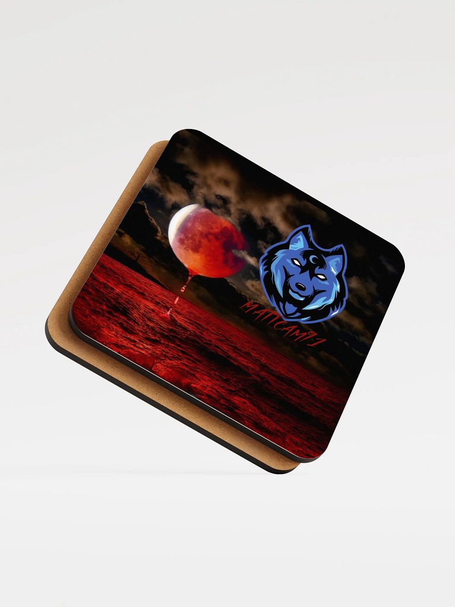 Blood Moon Wolf Coaster product image (5)