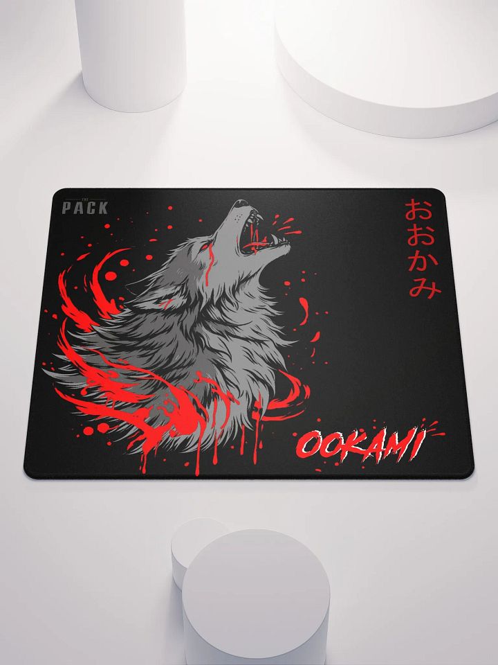 Adorably Macabre Couple Mousepad/Deskpad - Ookami product image (1)