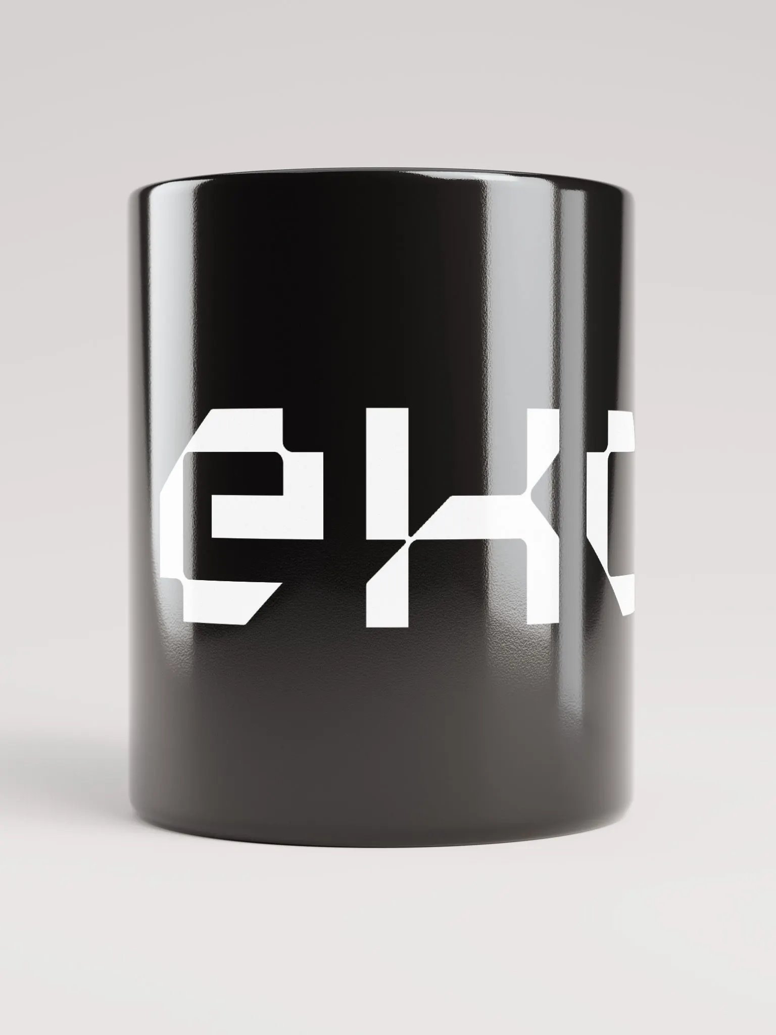 EKO's White Logotype Mug (Black) product image (10)
