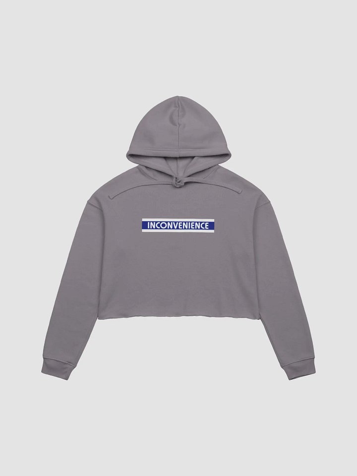 Inconvenience fleece crop hoodie product image (2)
