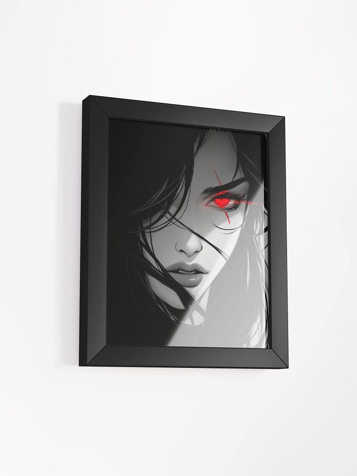 Framed Black&White Crimson Poster product image (2)
