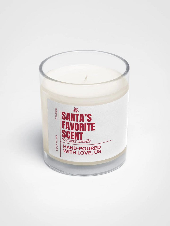 Santa's Favorite Scent.Natural Soy Candle Christmas Gift product image (2)