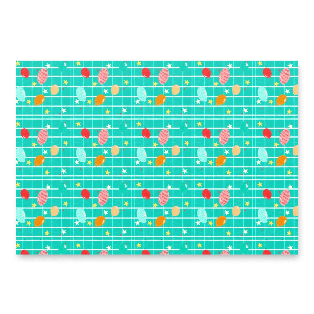 Animal Birthday Party Wrapping Paper product image (2)