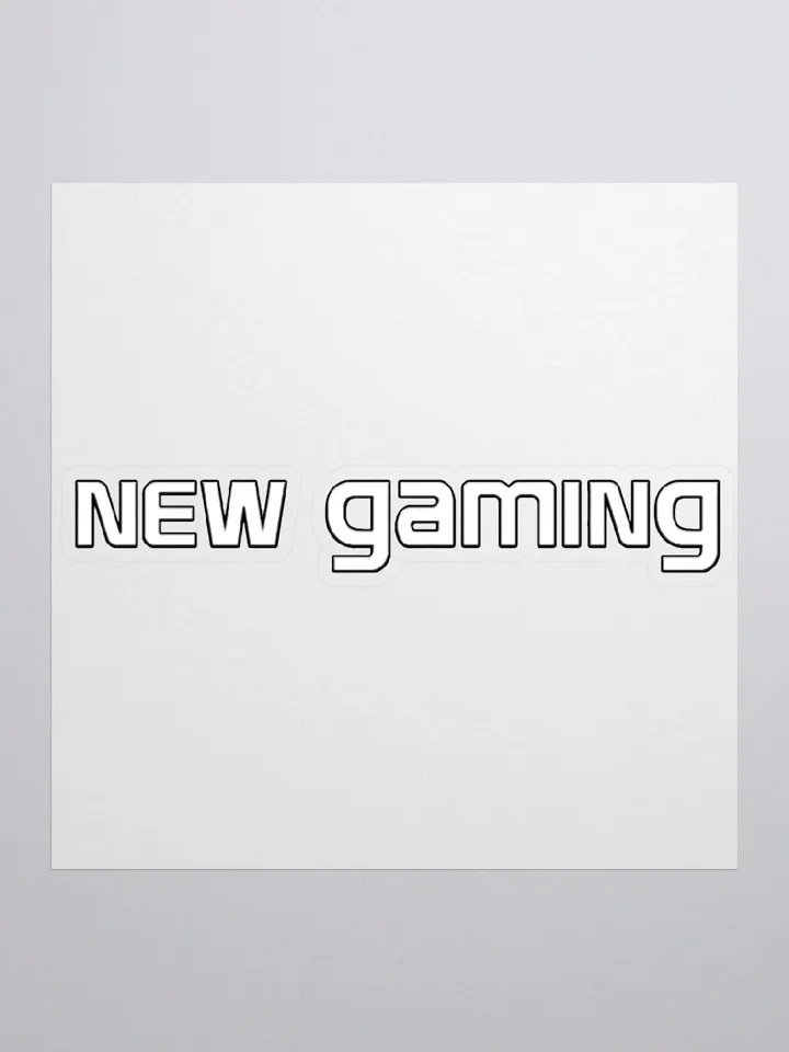 N.E.W. Gaming - Text Logo Sticker product image (2)