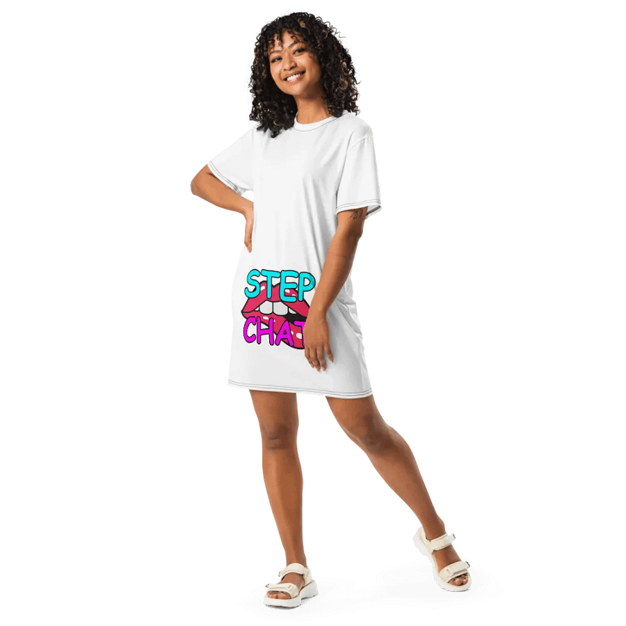 Naughty Stepchat Dress T-Shirt (White) product image (9)