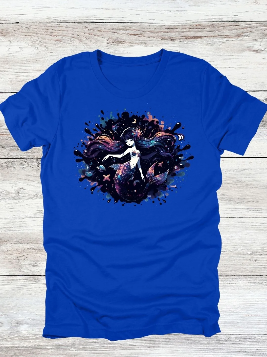 Cosmic Mermaid Dreams T-Shirt product image (3)