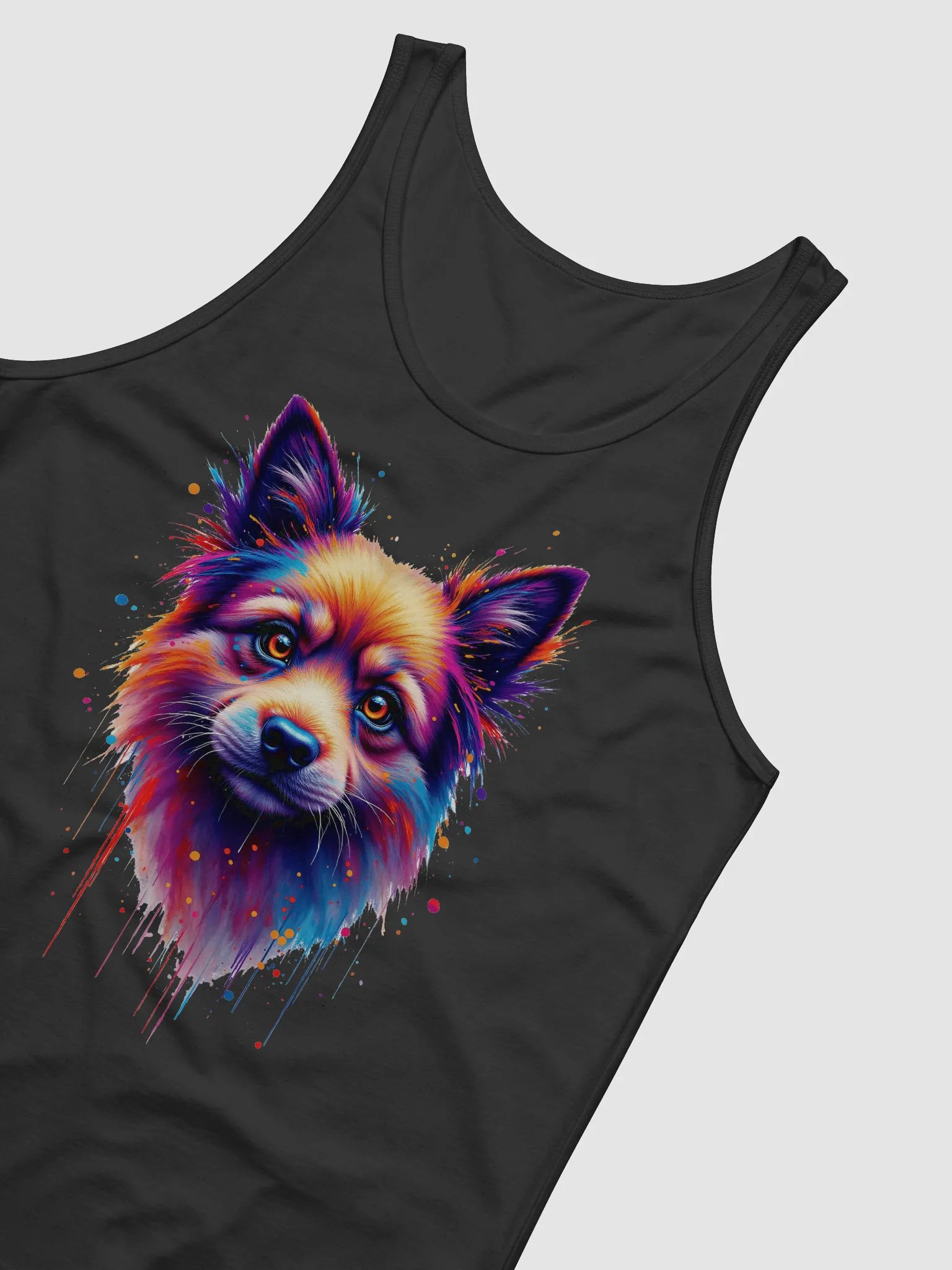 Vibrant Dog Art Abstract Tank product image (25)