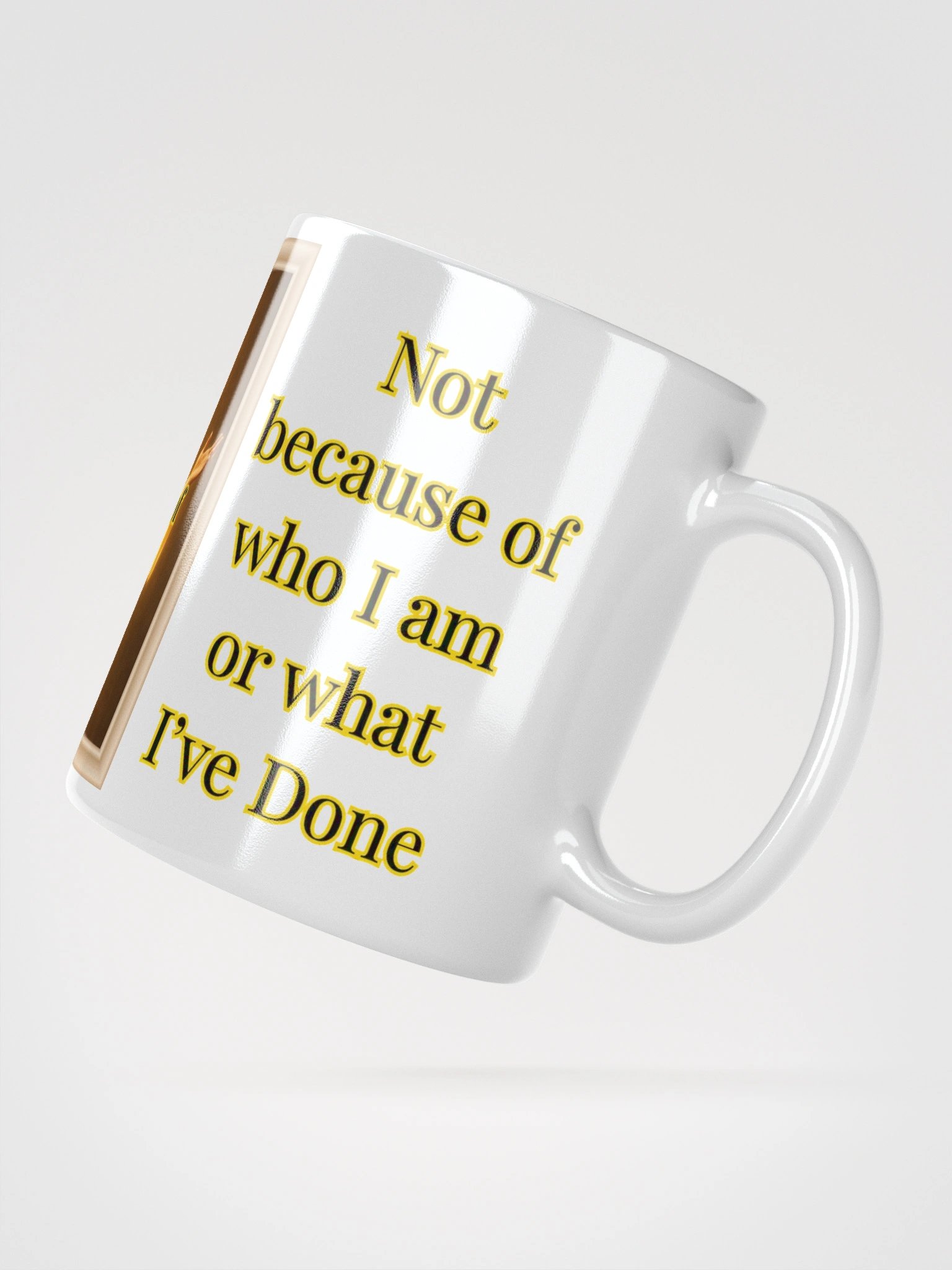 I am the Righteousness of God (Male) Glossy White Mug product image (2)