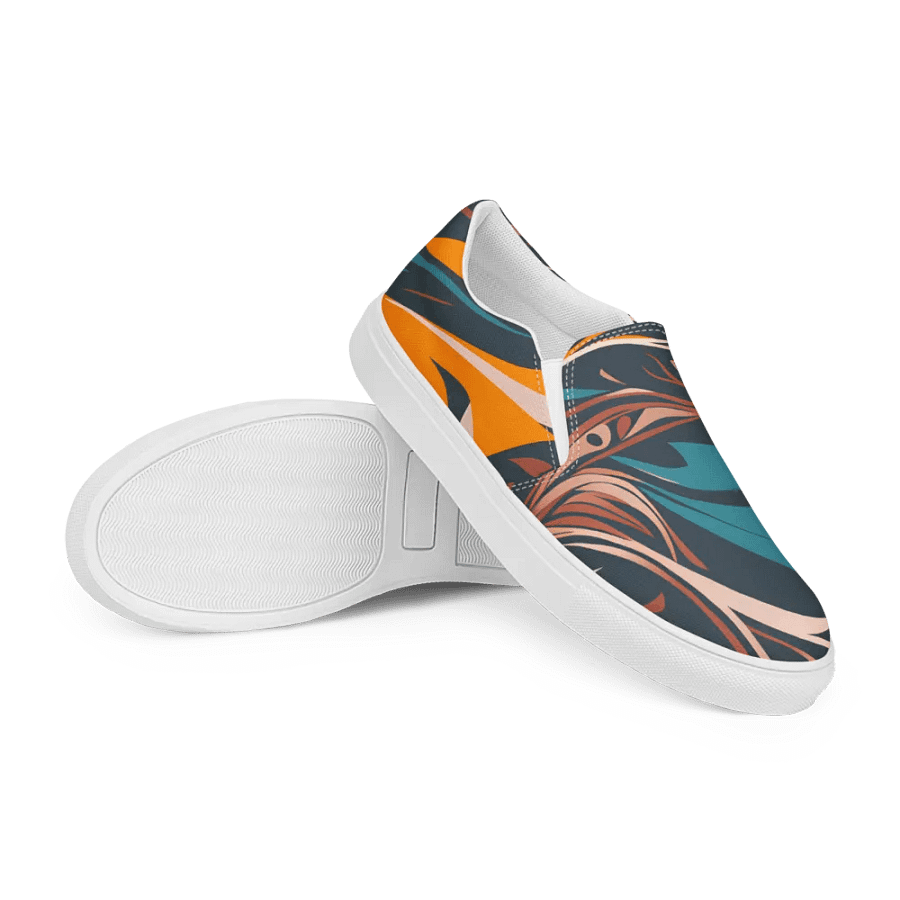 Ethereal Swirl Canvas Slip-Ons product image (7)