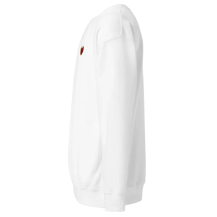 SnugglesCat Flaming Heart Logo | Embroidered Sweatshirt product image (2)