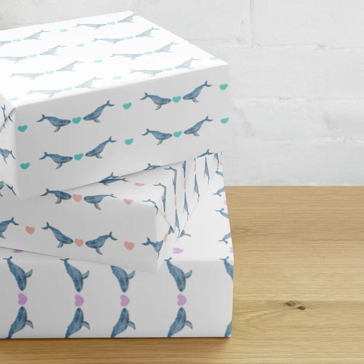 Humpback Whale Wrapping Paper product image (1)