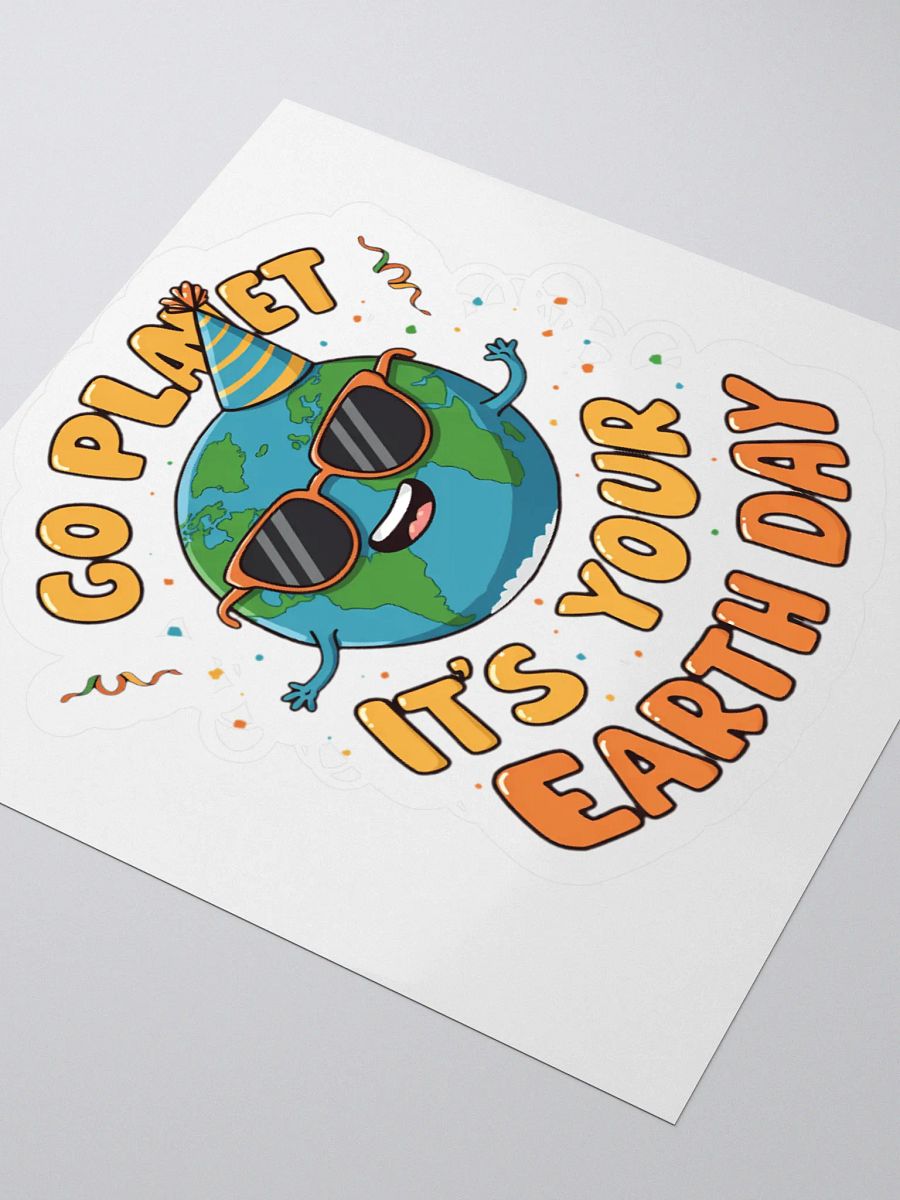 Go Planet, It's Your Earth Day – Fun Earth Day Sticker Pack product image (7)