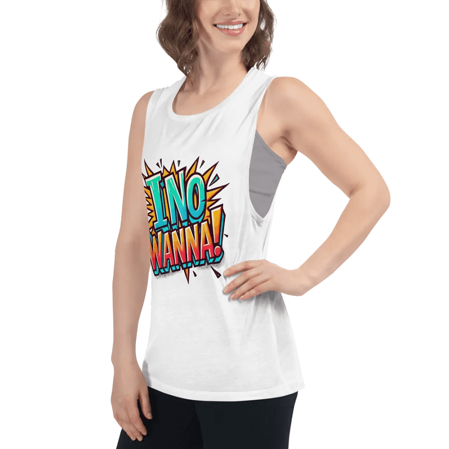 I NO WANNA WOMANS TANK product image (6)