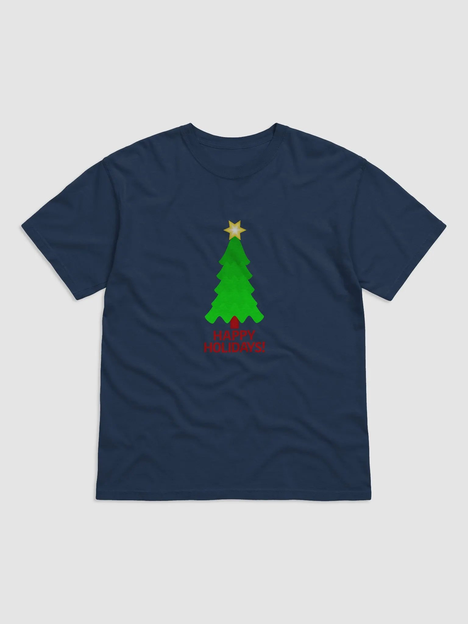 Christmas Tree With Bright Star Heavyweight T-Shirt product image (91)