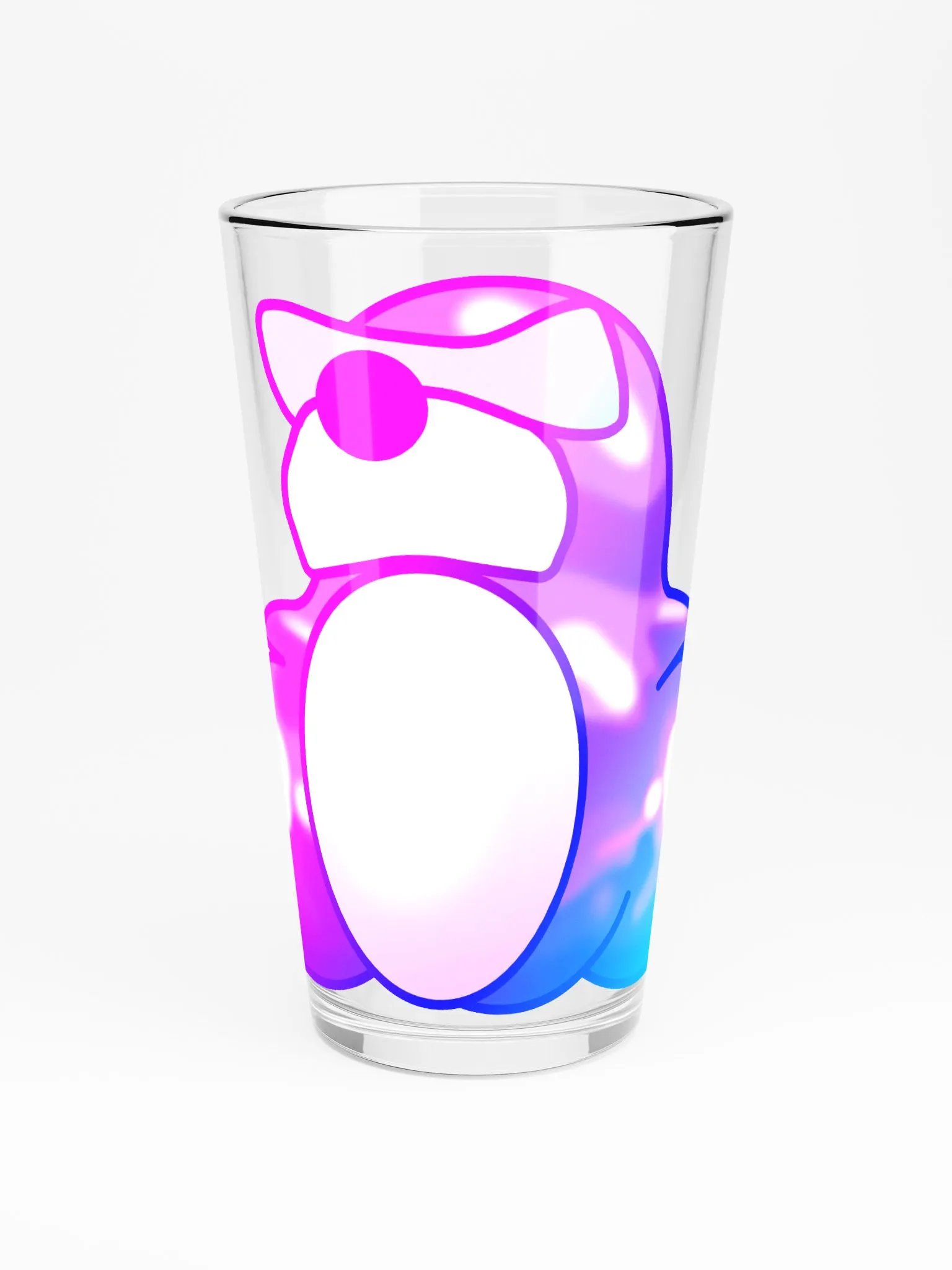Moonball Vaporwave Pint Glass product image (3)