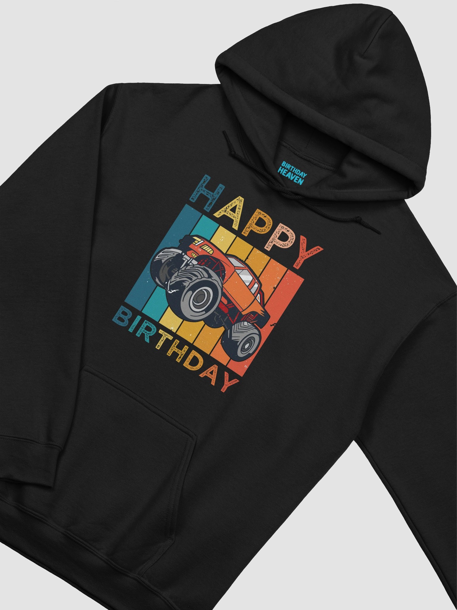 Happy Birthday (Monster Truck) Hoodie product image (3)