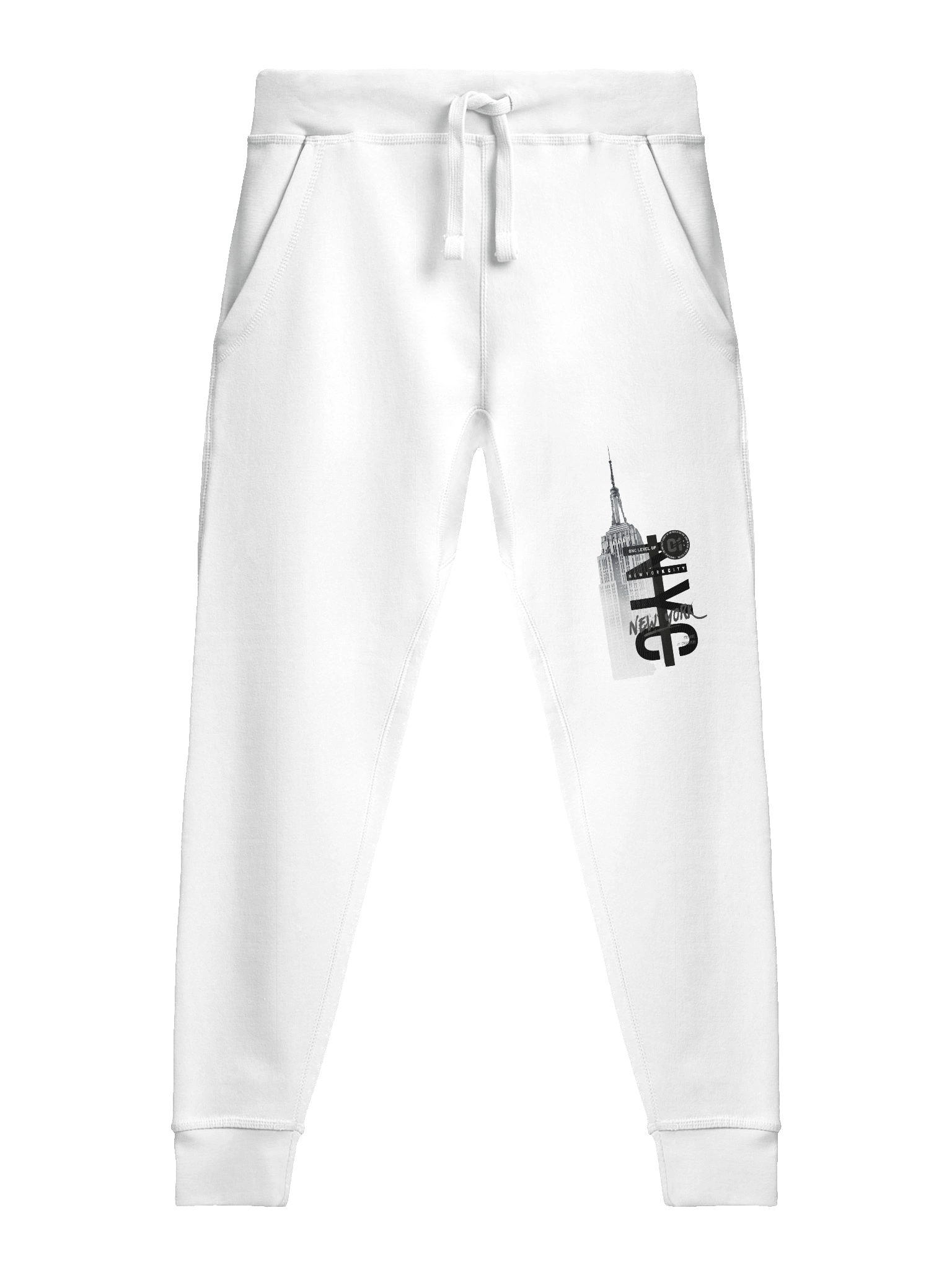 NYC Skyline Print Lane Seven Fleece Joggers product image (5)