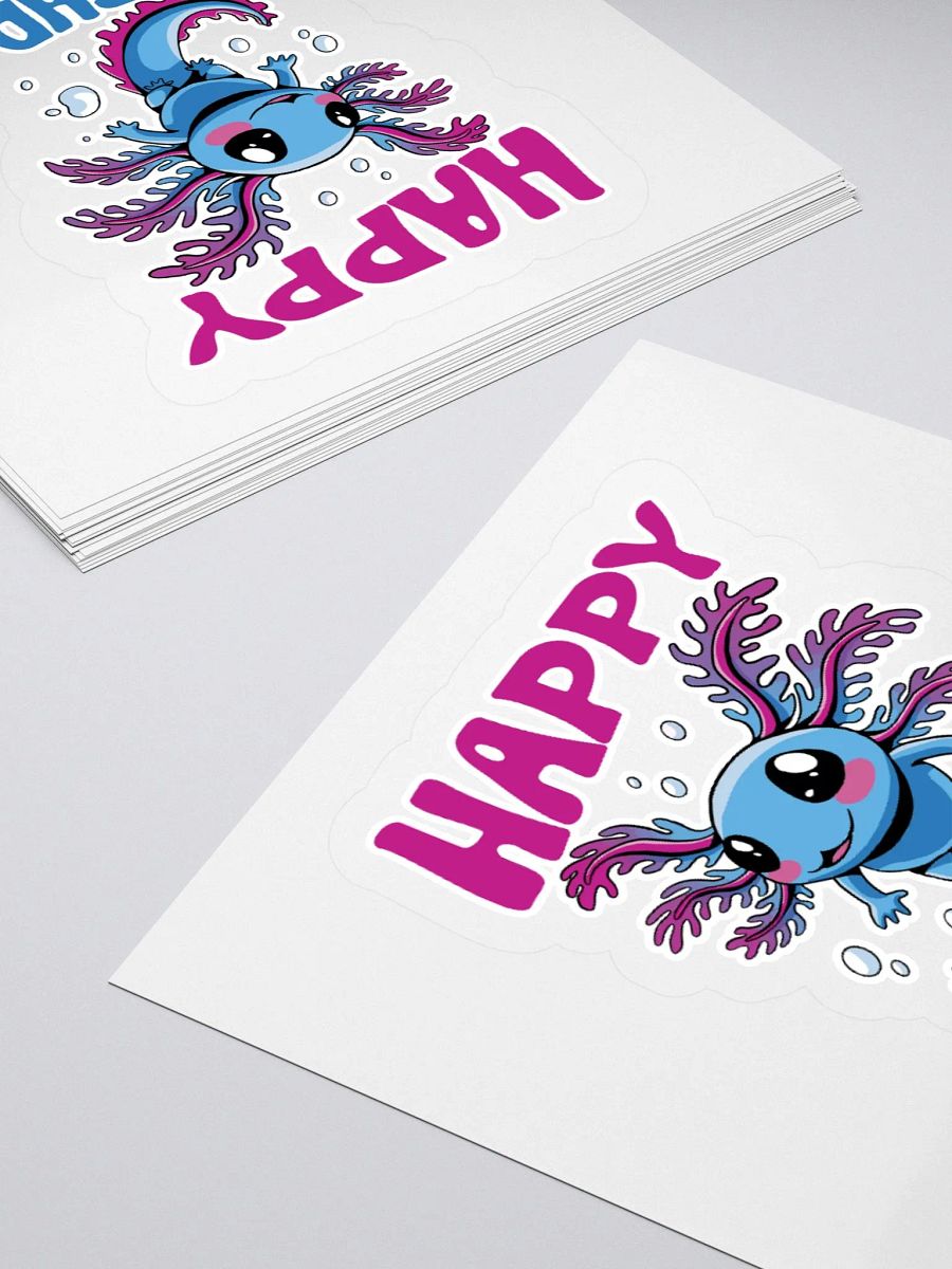 Happy Birthday (Water Axolotl) Sticker product image (4)