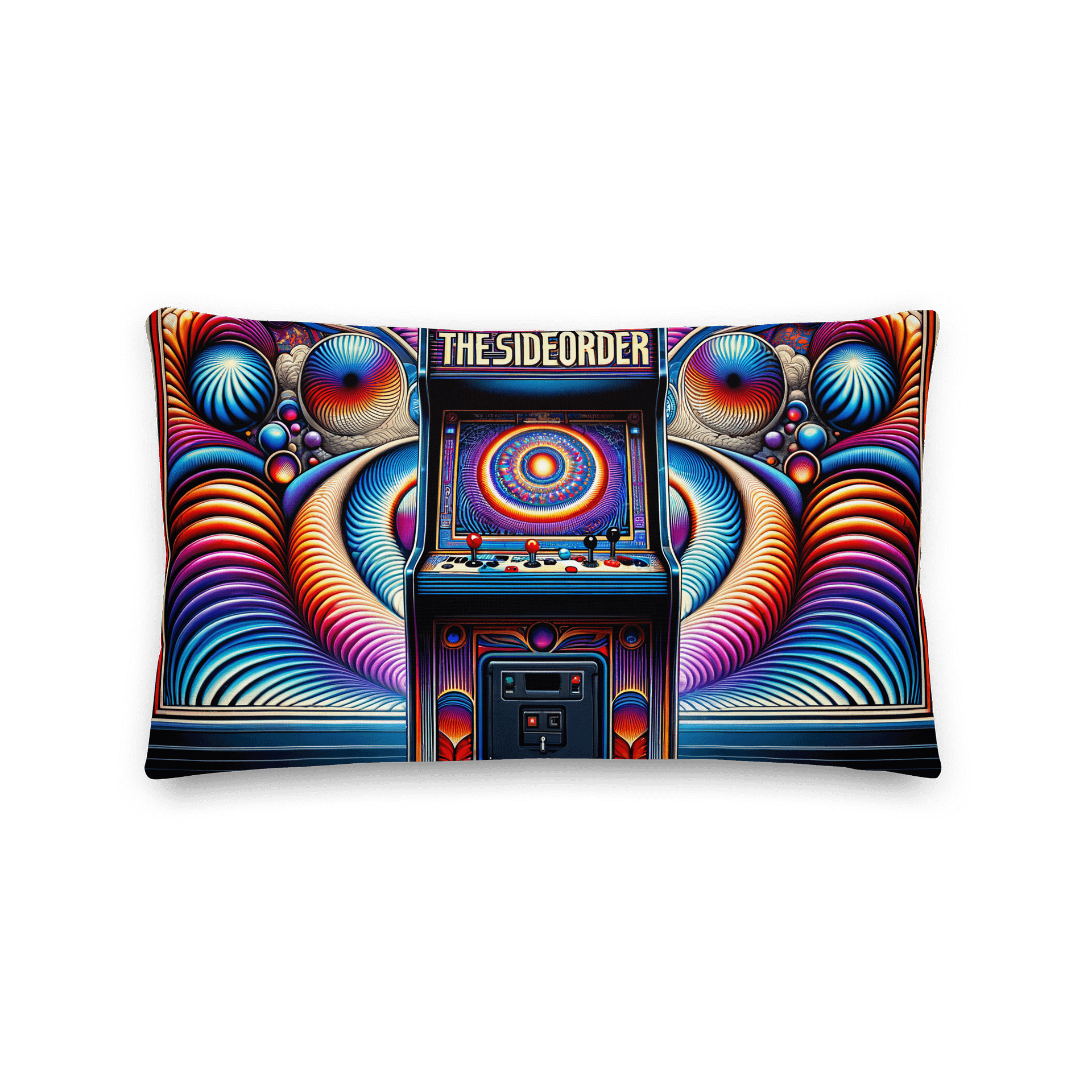 Neon Silhouette All-Over Pillow product image (5)