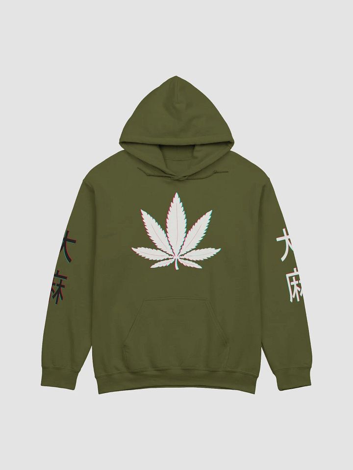 大麻 Cannabis 3D Cyberpunk Japanese Hoodie product image (2)