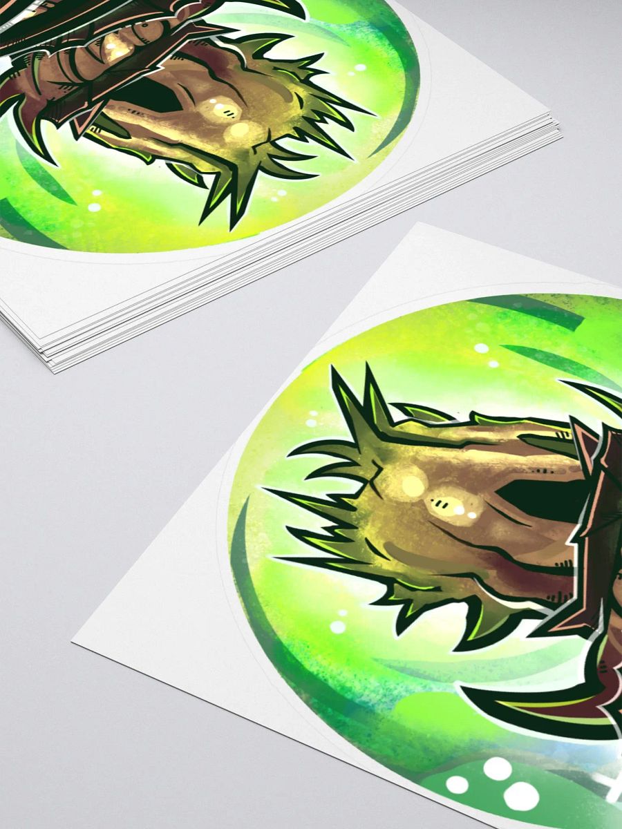 Green Sun's Zenith Sticker (Colour) product image (4)