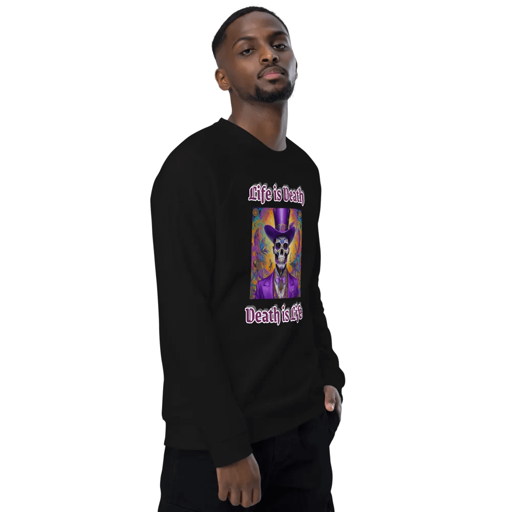 Death is Life Unisex Organic Sweatshirt product image (11)