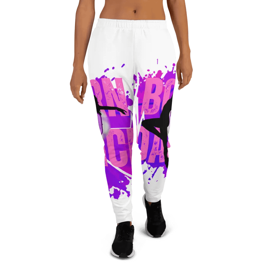Born to Dance Her Silhouette All-Over Print Joggers product image (2)