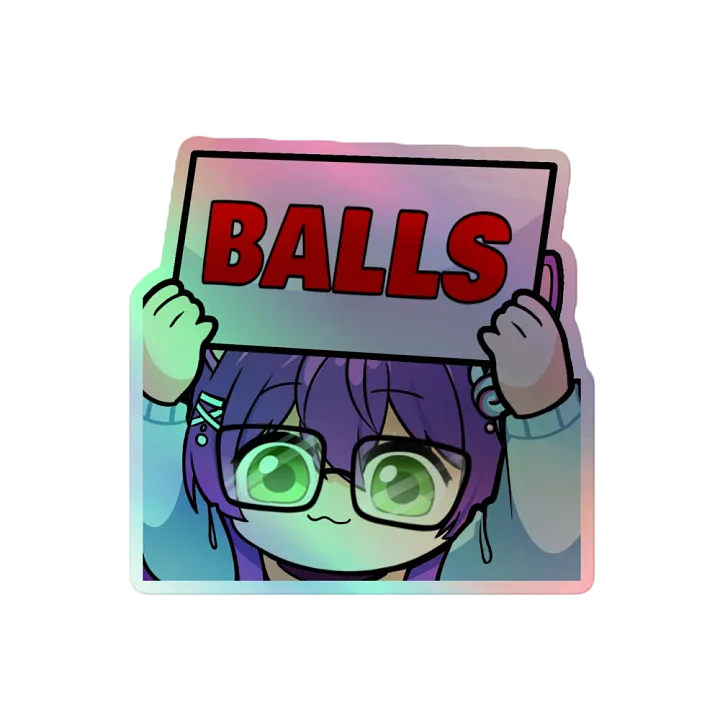 Balls Holographic Sticker product image (2)