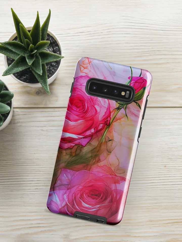 Pink Roses Tough Samsung® Case product image (2)