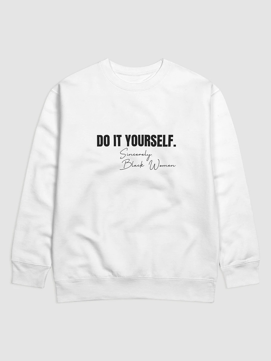 Do It Yourself. Sincerely, Black Women Classic Crewneck Sweatshirt product image (7)