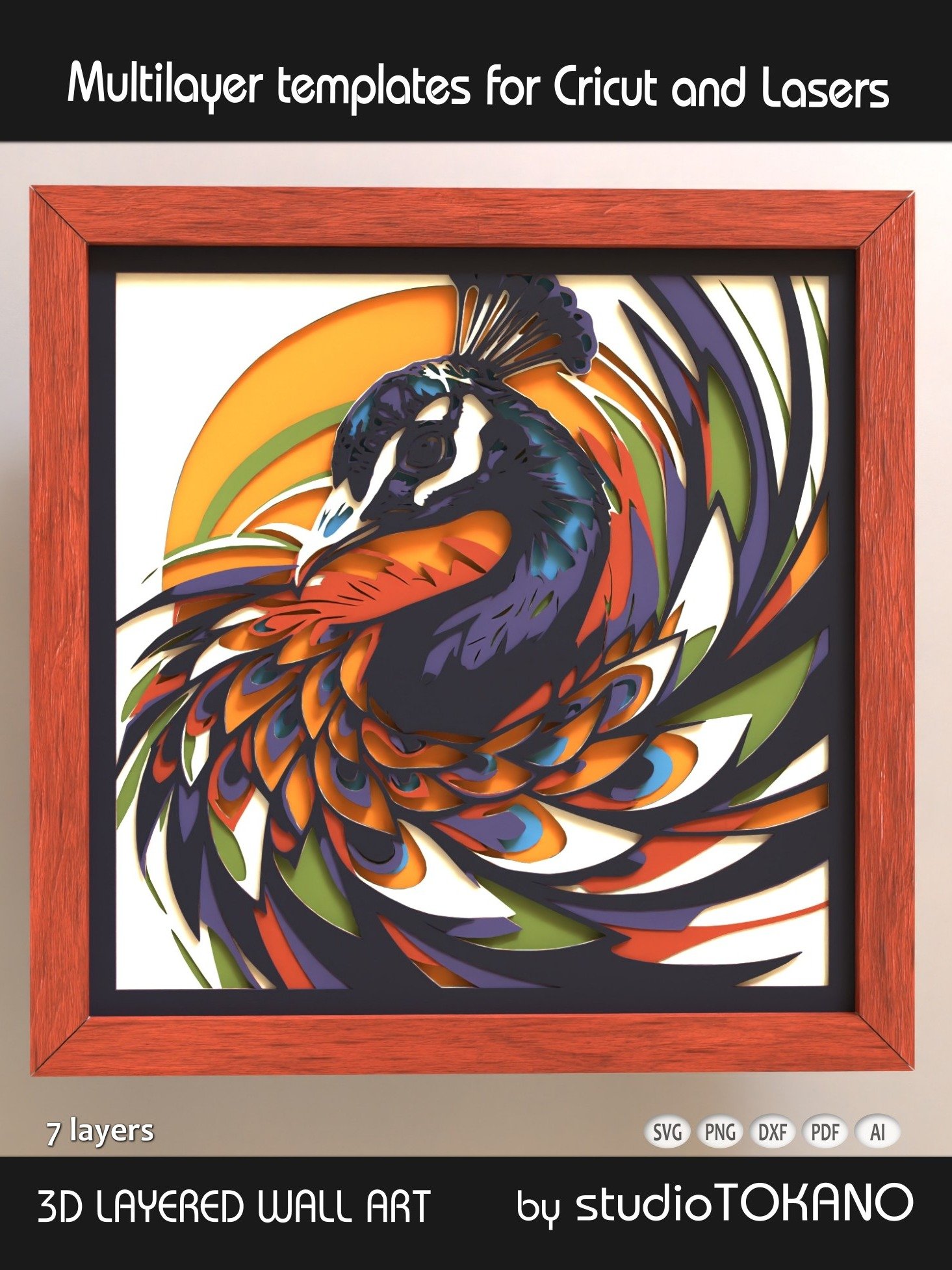 Peacock Cutting Machine File product image (1)