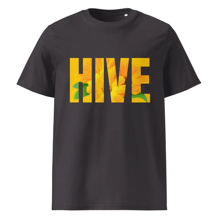 Floral HIVE Organic Tee - 100% cotton product image (4)