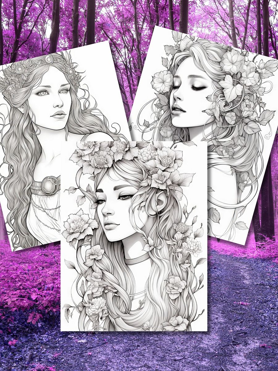 Fantasy Fairies Coloring Book product image (5)