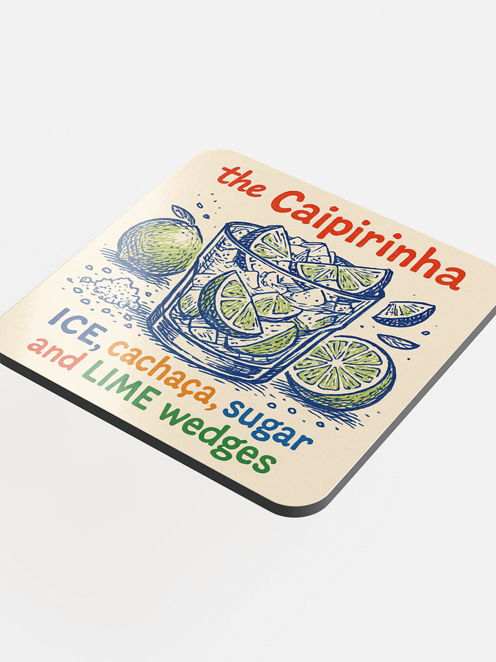 Caipirinha Cocktail Coaster – Vintage Bar Decor product image (2)