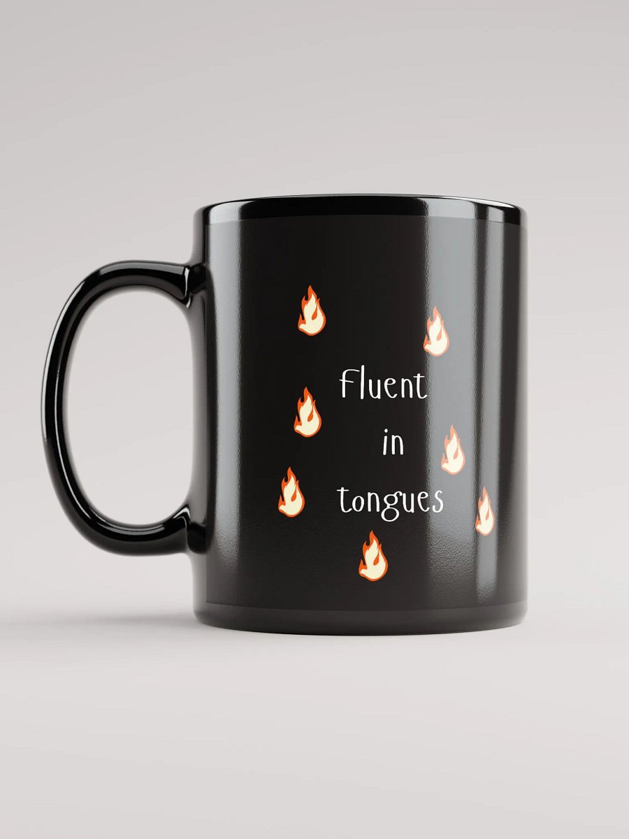 Fluent in Tongues Black Glossy Mug product image (11)