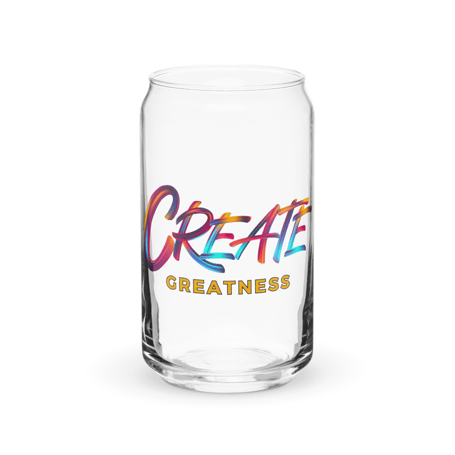 Create Greatness Energetic Beats Glass product image (1)