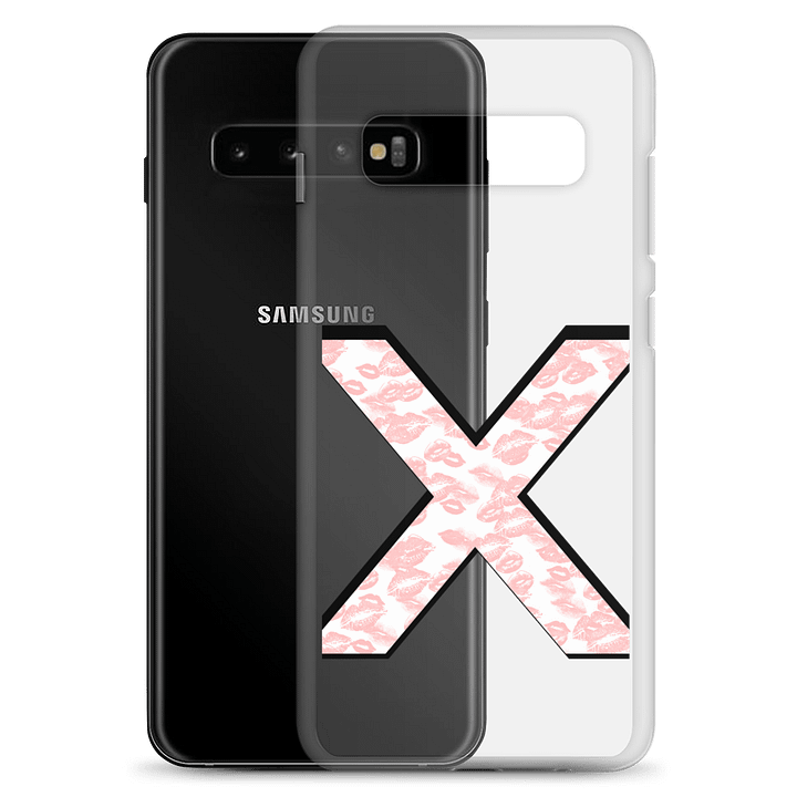 White X Pink Lipstick Kisses Phone Case S product image (23)