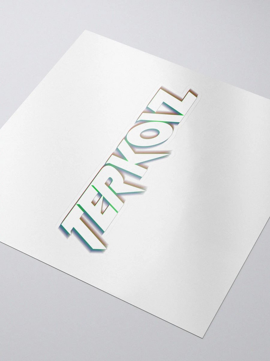 TERKOIZ RGB SHIFTED LOGO STICKER product image (3)
