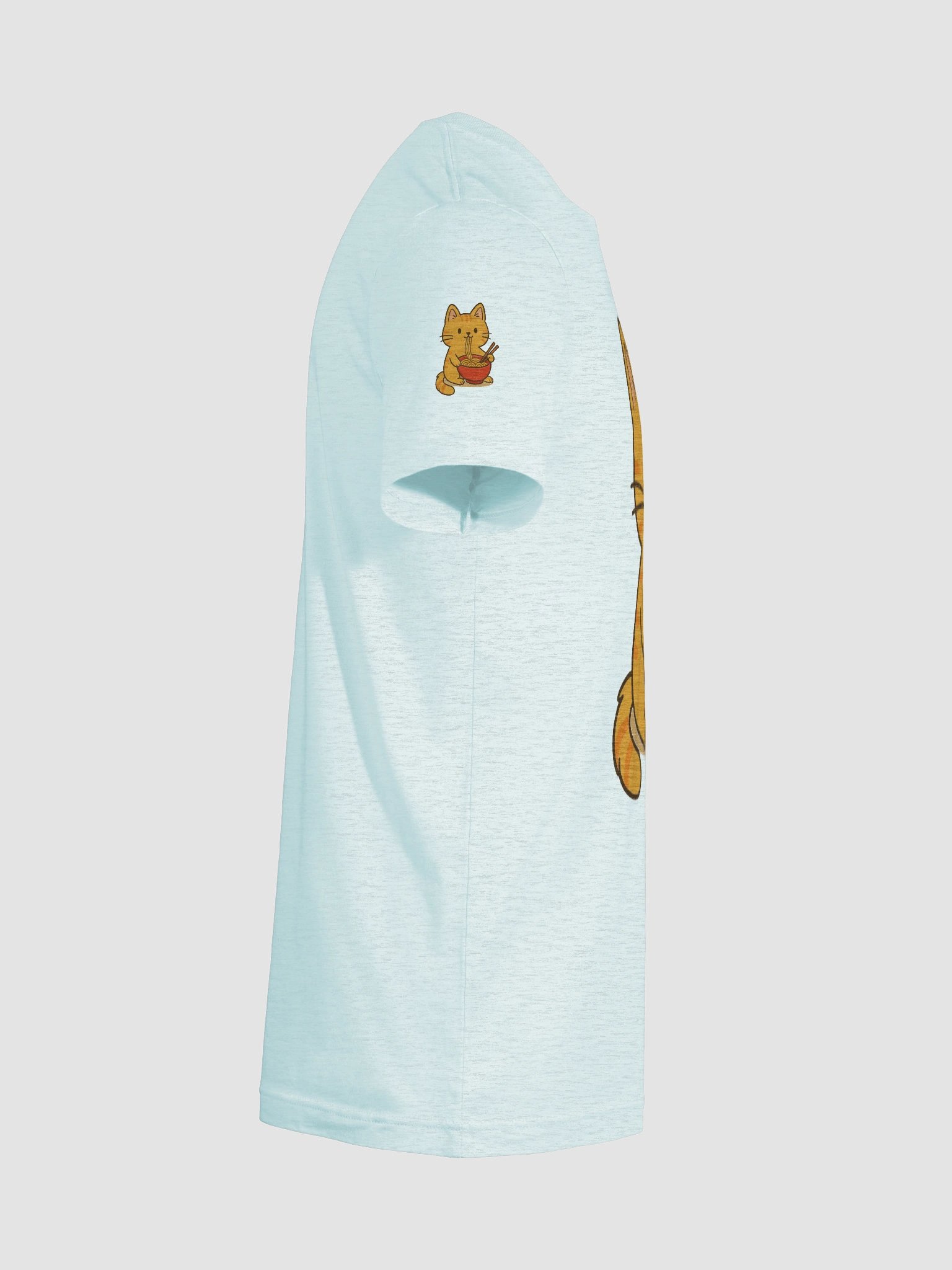 Noodling Cat Cartoon T-Shirt product image (48)