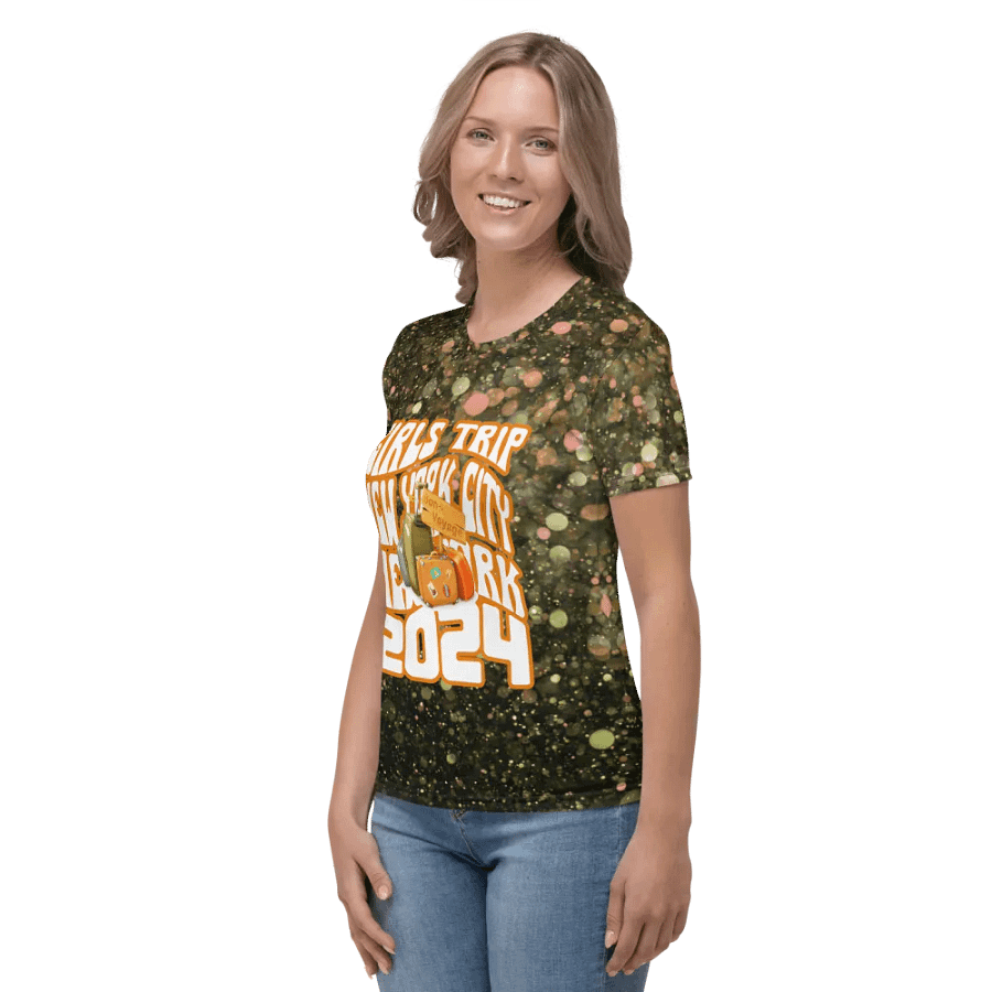 Girls Trip New York 2024 All Over Print T-shirt product image (3)