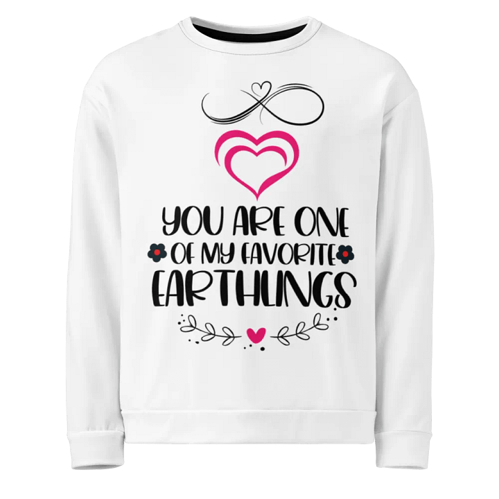 Love Cats All-Over Print Sweatshirt product image (1)