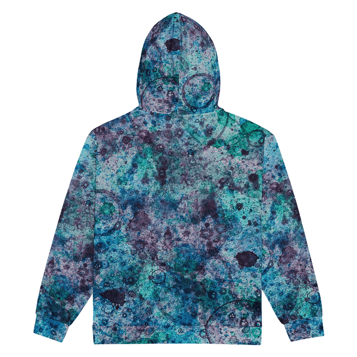 The Blues Zipper Bubble Art Hoodie product image (2)