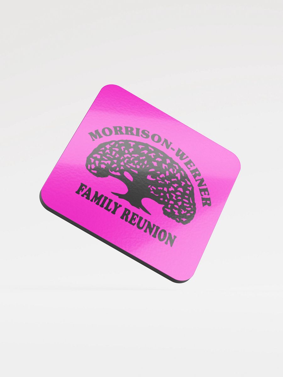 "Morrison-Werner Tree" Drink Coaster (Magenta) product image (2)