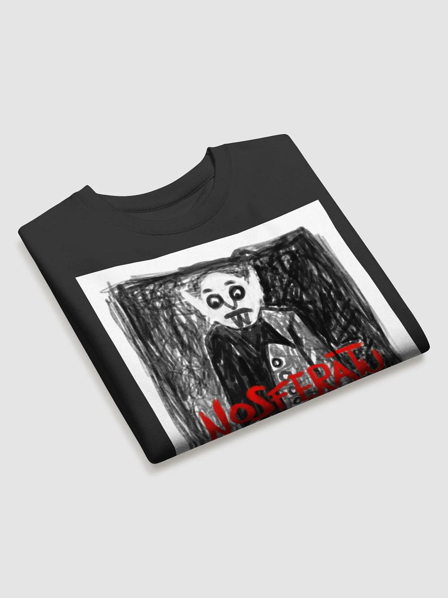 🧛‍♂️ "NOSFERATU '22" CreepyKids Unisex Horror Vampire Sweater-Jumper Art Print🩸 product image (3)
