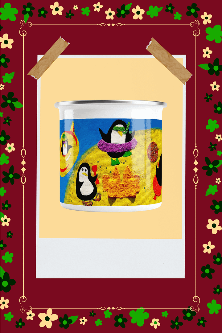 Beach Friends Enamel Mug product image (1)