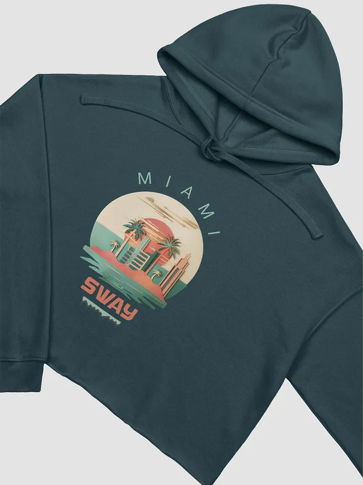 Miami Sway Crop Hoodie product image (2)