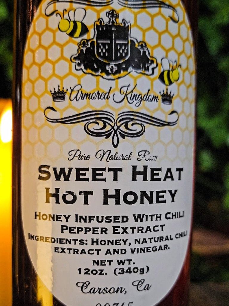 The Armored Kingdom Sweet Heat Hot Honey (12oz) product image (3)