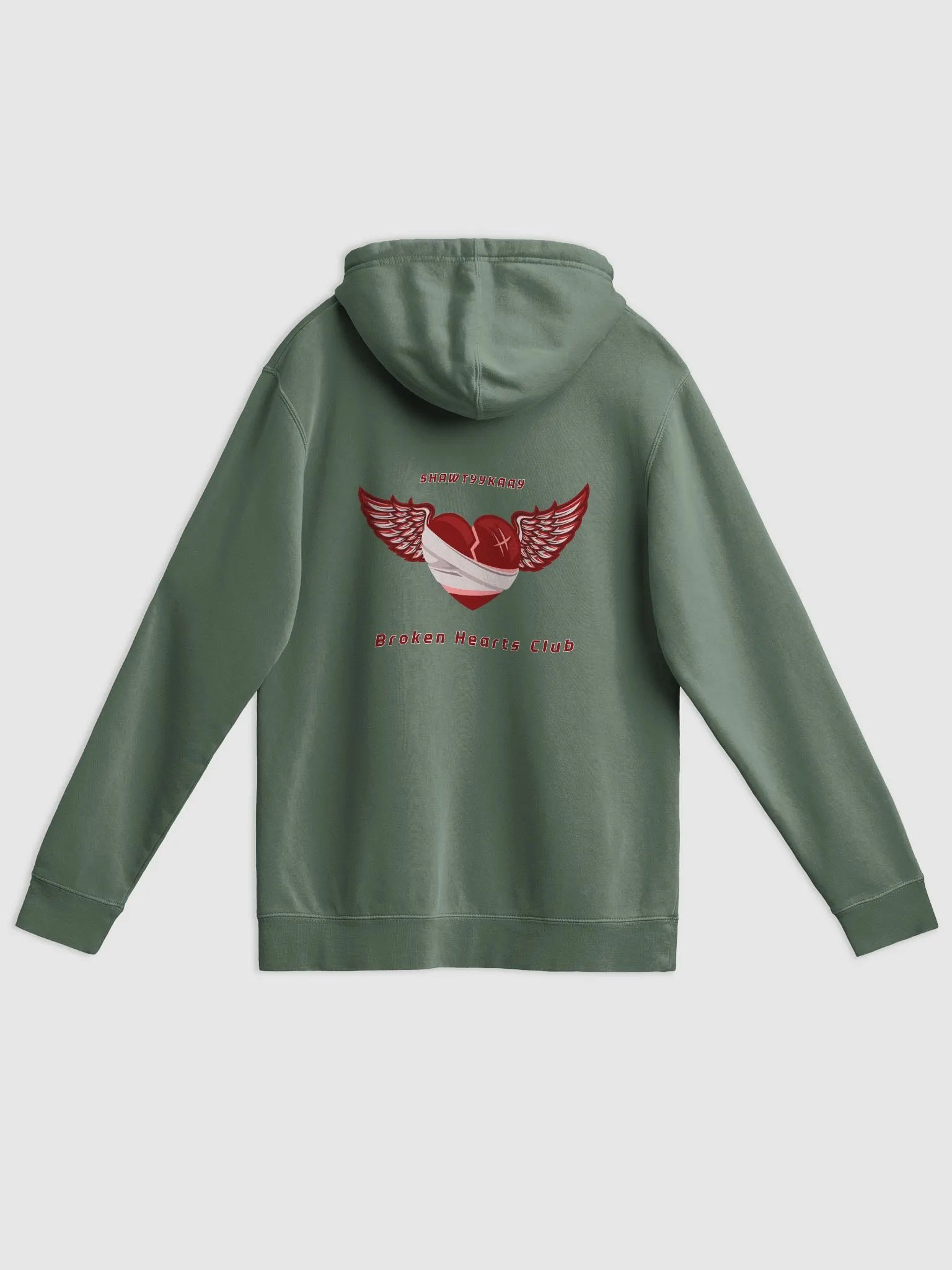 Paint the Town Red Pigment Hoodie product image (18)