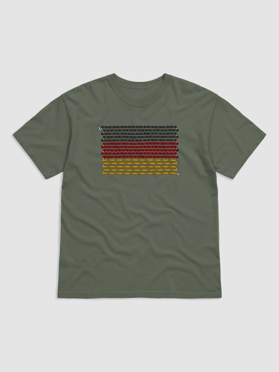 Germany Bike Chain Flag on Heavyweight Tee product image (4)